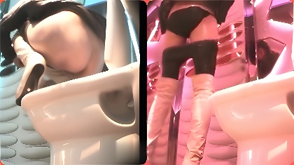 精品高清厕拍东莞梦幻K女厕里的美女6极品长靴美女蹲在马桶上不怕摔下来麽